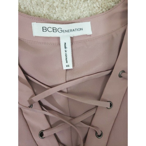 BCBGeneration ~Woman Size XS~ Dusty Pink Long Sleeve Sheath Mini Dress Lined. - Picture 2 of 12